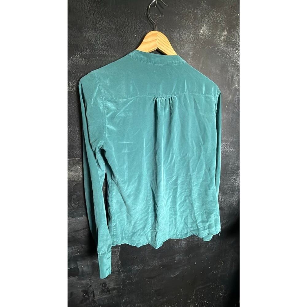Banana Republic Women's Teal Button-Up Blouse - Picture 3 of 7